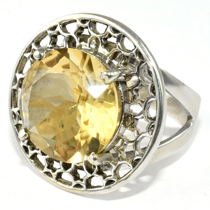 Anillos de plata de ley 925 con forma redonda, venta al por mayor - Product Image 3