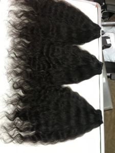 Paquete de pelo Remy virgen indio de 32 pulgadas al por mayor, cutícula completa alineada, cabello humano suave y saludable, ondas naturales, color resaltado - Product Image 4