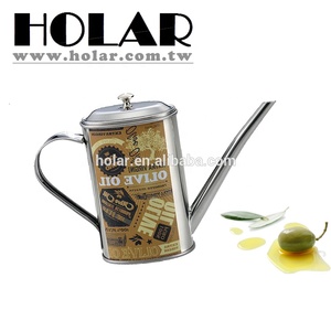 [Holar] Lata de aceite de forma ovalada de vertido a prueba de fugas sin goteo hecha en Taiwán con acero inoxidable - Product Image 3