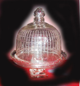 Tvakm ขาตั้งเค้กแก้ว TVAKM-G104พร้อมฝาสำหรับบ้านโรงแรมร้านอาหารงานแต่งงานงานคริสต์มาส - Product Image 1