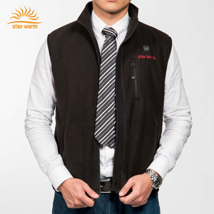 Factory Custom Ultra-Soft Warm and Lightweight Fleece Fabric USB-C battery Heated <b>Vest</b> With 3 Adjustable Heat Settings - Product Image 1