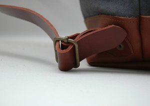 Sac à dos en toile cirée pour femmes, sac à dos, couleur de charbon de bois, cire à la main, lb 0035 - Product Image 6