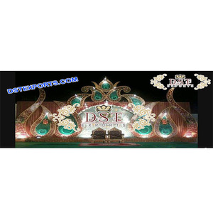 Decoraciones para Escenario de Boda con Diseño Real de Paisley, Nuevo Lanzamiento, Adornos para Recepción de Nikah Musulmana, Atlanta - Product Image 1