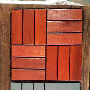 Suelo de Madera para Exterior ACACIA RUNNEN/Oak Deck Tile, Certificado, Grosor de 19-24 mm - Product Image 1