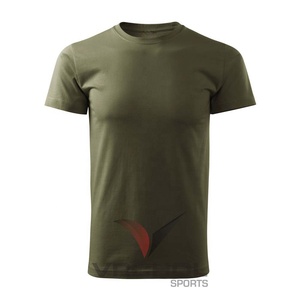 Couleur verte t-shirts/Hommes O Cou T-shirts 100% Coton/Slim Fit O Cou T-shirts - Product Image 1