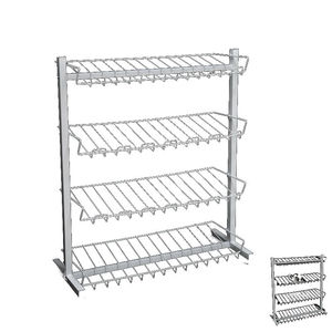 ชั้นวางรองเท้าทันสมัยแบบเคลือบสีขาว4ชั้น - Product Image 1