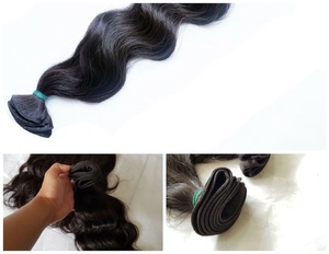 ผมแท้เวอร์จิ้นเกรด 8A จากมาเลเซีย 100% แบบ Remy  ถักด้วยเครื่องจักรแบบ Double Weft  แบบเป็นมัด  น้ำหนัก 100 กรัม/ชิ้น - Product Image 6