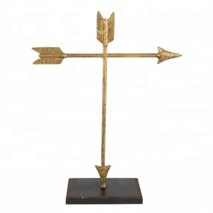 Expositor de Joyería de Aluminio Golden Arrow, Soporte de Mesa para Collares, Tamaño Personalizado, Bañado en Latón, WB Inc WB-AL-95201 OEM ODM - Product Image 2