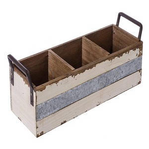 Multipurpose Galvanized Iron Metal Caddy Customizable Logo Barware Accessories for Serving <b>Beer</b> & Wine Set for Kitchen Use - Product Image 3