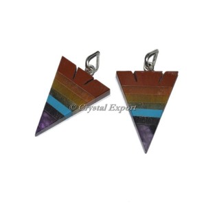Pendentifs en forme de flèche à 7 chakras - Product Image 1