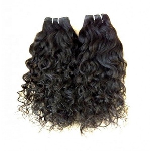 Vente en gros d'extensions de cheveux naturels bouclés indiens vierges non traités faisceaux de style vague perruques - Product Image 4