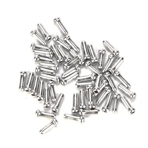 Road Mountain MTB Bicycle Bike Shifter Brake Inner Cable Tips Caps End Crimp Silver