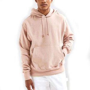 Venta al por mayor personalizado impreso 100% algodón pulóver con capucha de los hombres de gran tamaño sudadera de invierno con nuevo diseño de dibujos animados patrón liso teñido - Product Image 6