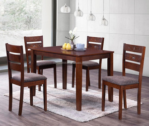 <b>4</b> Seaters <b>Chairs</b> With Carving <b>Dining</b> <b>Set</b> - Product Image 1