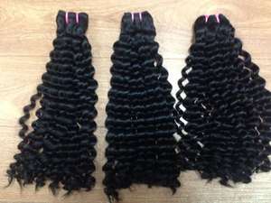 ผมต่อจากผมมนุษย์มีผมต่อแบบลอนลึกผมมนุษย์ไม่พันกันไม่มีสารเคมีผมบริสุทธิ์จากเวียดนาม - Product Image 2