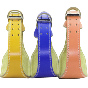 อุปกรณ์ออกกำลังกายแบบปรับได้สำหรับยกน้ำหนักเข็มขัดออกกำลังกายหนังแท้สำหรับงานหนักดีไซน์ล่าสุดทำตามสั่ง - Product Image 5