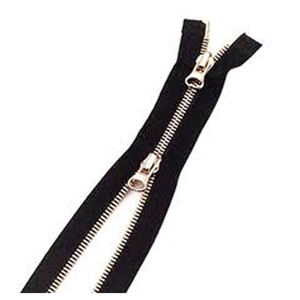 Fermeture à glissière invisible bidirectionnelle à extrémité ouverte pour un accès pratique aux vêtements - Product Image 1