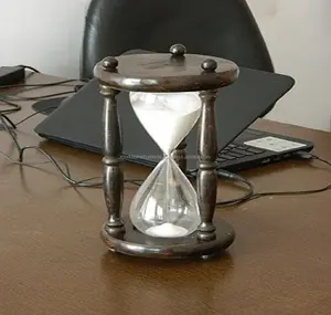 Creativo Vintage vendita calda grande timer sabbia timer sabbia clessidra in legno nautico timer sabbia di lusso