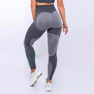 Señoras nuevo estilo corazón patrón empalme Leggings elástico deportivo Leggings mujeres pantalones Yoga entrenamiento Fitness ropa - Product Image 3