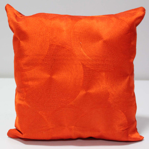 Funda de cojín con bordado naranja 40X40cm Fundas De Almohada decorativas de comercio justo para el hogar 16X16 pulgadas - Product Image 2