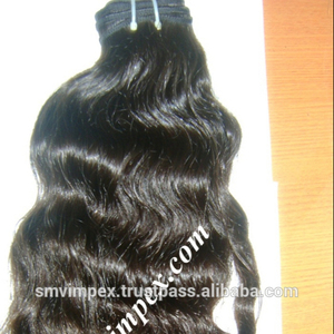 Extensión de cabello humano alineada con cutícula 100%. Tejido de cabello humano Remy más vendido de la India. Temple waft de cabello humano - Product Image 3