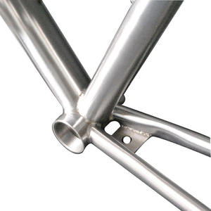 Precio <span class=keywords><strong>barato</strong></span> 46-55cm <span class=keywords><strong>Cuadro</strong></span> de <span class=keywords><strong>bicicleta</strong></span> de <span class=keywords><strong>carretera</strong></span> de titanio Personalización <span class=keywords><strong>Cuadro</strong></span> de <span class=keywords><strong>bicicleta</strong></span> de titanio - Product Image 2