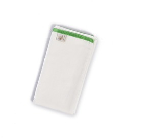 ถุงอาบน้ำฟองสบู่คุณภาพสูง ผลิตจากผ้าฝ้ายตุรกีแท้ 100% ขนาด 50x90 ซม. สีขาว ธรรมชาติทั้งหมด สำหรับนวดตัวด้วยฟองสบู่ในห้องน้ำ - Product Image 6