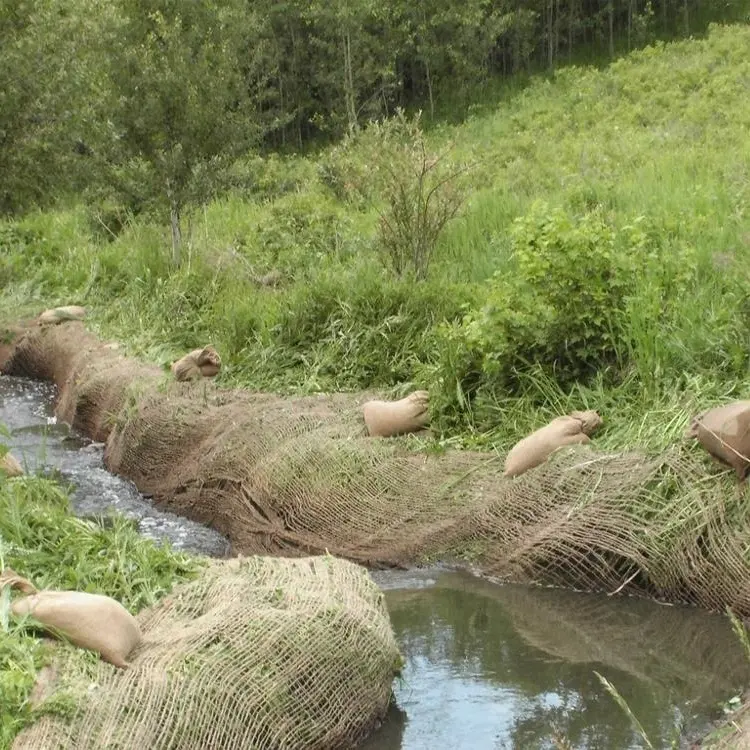 Jüt Geo tekstil (jüt toprak tasarrufu) drenaj için