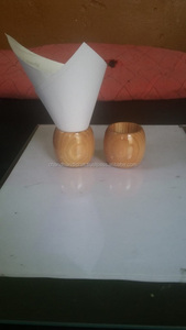 Servilleteros de madera acabados con esmalte brillante, alta calidad - Product Image 5