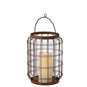 Candelabro de Metal para decoración del hogar, diseño de jaula colgante votivo, creativo, Vintage, hecho a mano - Product Image 1