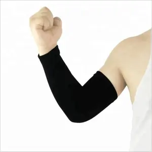 Professional manufacturer Elastic Soft black Arm Elbow Brace for unisex