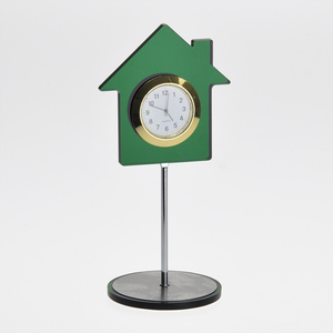 นาฬิกาตั้งโต๊ะตกแต่งขนาดเล็กทำจากอะคริลิครูปบ้าน - Product Image 1