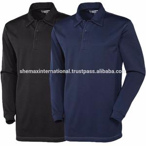 Shemax 2023 Top Quality Hot Selling Custom Wholesale <b>Mens</b> Performance <b>Long</b> <b>Sleeve</b> Golf Pique <b>Polo</b> <b>Shirt</b> Top - Product Image 3
