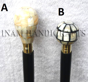 ด้ามเรซินออกแบบโบราณพร้อมไม้เท้า Shisham,ไม้เท้าสีดำเหมาะเป็นของขวัญทางธุรกิจที่ดีที่สุดสำหรับผู้สูงอายุ - Product Image 4