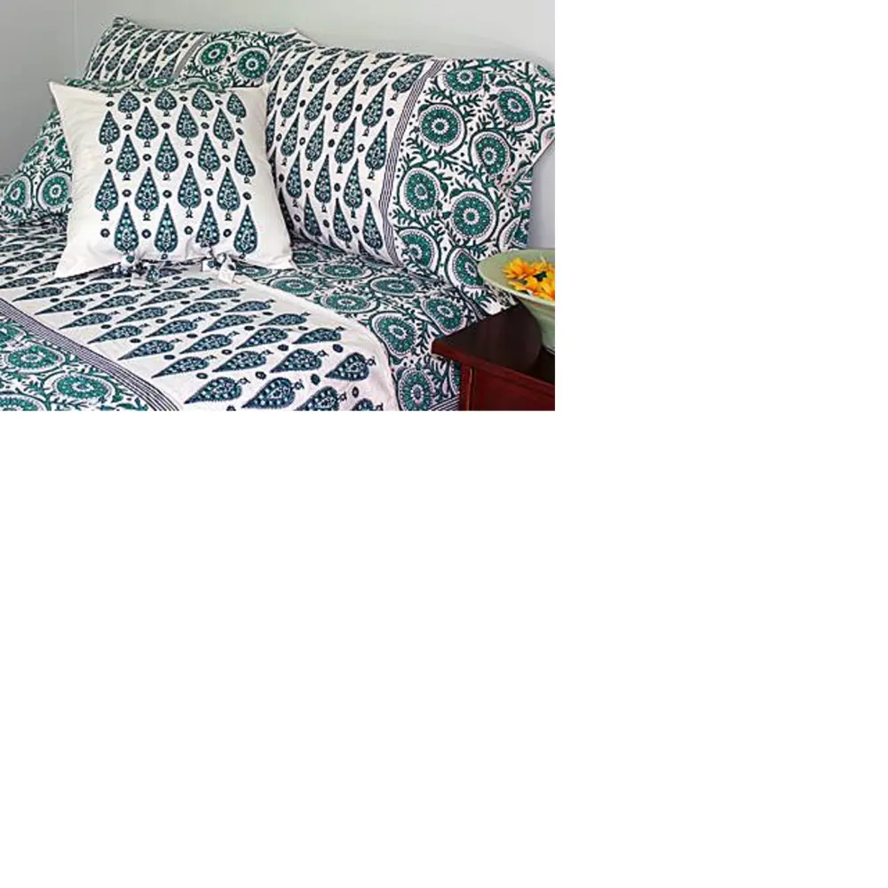 custom made block printed fabrics in assorted patterns made on 100% cotton fabric and also available in silk