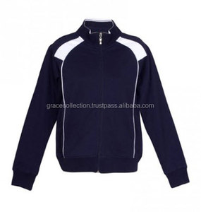 Veste de piste en Polyester à séchage rapide, Double maille, fermeture éclair, vêtement chaud - Product Image 4