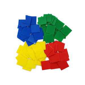 GD - 400 piezas de azulejos cuadrados de Color, juguete de matemáticas, manipulación, preescolar - Product Image 4