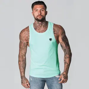 Hot Selling 95% Cotton 5% Spandex Muscle <b>Gym</b> Workout Sleeveless Hoodie Running <b>Vest</b> Fitness <b>Men</b> Tank Top - Product Image 1
