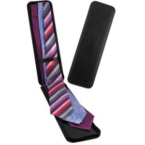 Étui à cravate de voyage en cuir à double porte-cravate vente en gros - Product Image 5