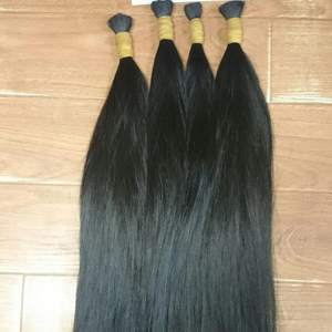 เครื่องทอผิวเส้นผมมนุษย์แบบเรมี่ธรรมชาติธรรมชาติทอสองชั้นความยาว8 "-32" 100กรัม/ชิ้น - Product Image 1