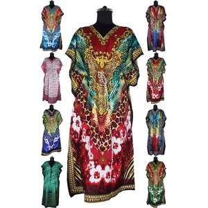 India Made Best Middle East Long Kaftans Arabian Gowns Night Dress