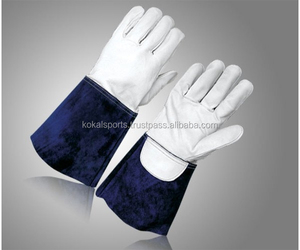 Supérieure Grain Kidskin Cuir Gants De Soudage TIG/Sveisehansker - Product Image 5