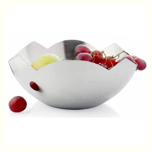 Offre Spéciale de table bol de service de fruits et de salade en acier inoxydable décoratifs bol de service de restauration bol de fruits en métal - Product Image 2