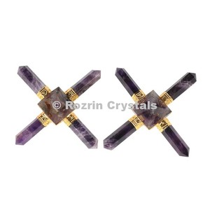 Générateur de guérison pyramide d'améthyste - Product Image 1
