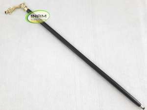 Best Quality and Handmade Wooden Foldable <b>Walking</b> <b>Stick</b> with Brass jaguar <b>Handle</b>/Wooden <b>Walking</b> Cane with Designer Jaguar <b>Handle</b> - Product Image 3