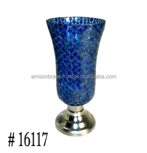 <b>Mirror</b> Finishes Glass Designer <b>Candle</b> <b>Holder</b> - Product Image 5