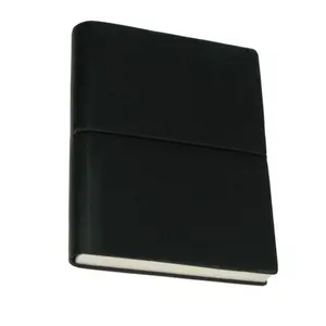 Notebook Cuoio DELL'UNITÀ di elaborazione Per Ufficio/Nuovo Stile Notebook Hardcover/Nero Direzionale In Pelle Planner Notebook