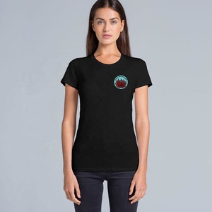 T-shirts Streetwear à Col en V Personnalisables pour Femmes et Hommes 100% Coton Respirant Logo Personnalisé pour Impression - Product Image 4