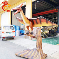 Dinosaure volant en résine Zigong pour modèles animatroniques de fête de dinosaure ptérosaure personnalisé