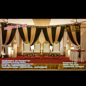 ชุดเก้าอี้แต่งงานสไตล์บอลลีวูดชุดเก้าอี้แต่งงานสมัยใหม่ชุดเก้าอี้แต่งงานแบบชาววังมหาราชาชุดส่งออกจากออสเตรเลีย - Product Image 1